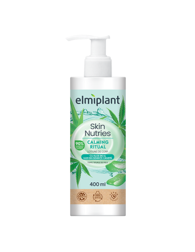 Lotiune de Corp cu Aloe si Canepa Skin Nutries, 400ml, Elmiplant -  - ELMIPLANT