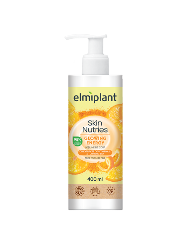 Lotiune de Corp cu Vitamina C si Turmeric Skin Nutries, 400ml, Elmiplant - CREME-SI-LOTIUNI - ELMIPLANT