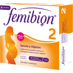 Femibion 2 sarcina si alaptare, 28 comprimate + 28 capsule, Dr. Reddys