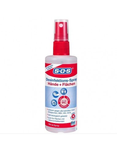 S-O-S Dezinfectant Spray Maini Si Suprafete, 100ml - DEZINFECTANTI - DR KLEINE PHARMA GMBH