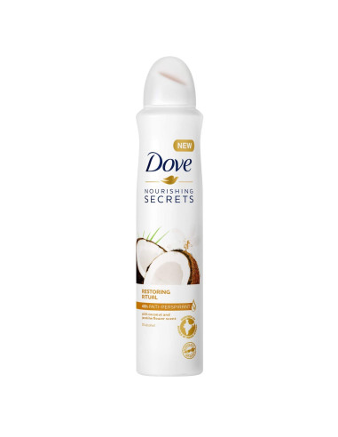 Deodorant Antiperspirant Spray Coconut , 250ml Dove -  - UNILEVER