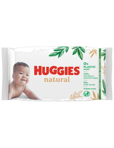 Servetele umede copii Natural, 48 bucati, Huggies -  - HUGGIES