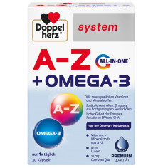 A - Z + Omega 3, 30 capsule, Doppelherz