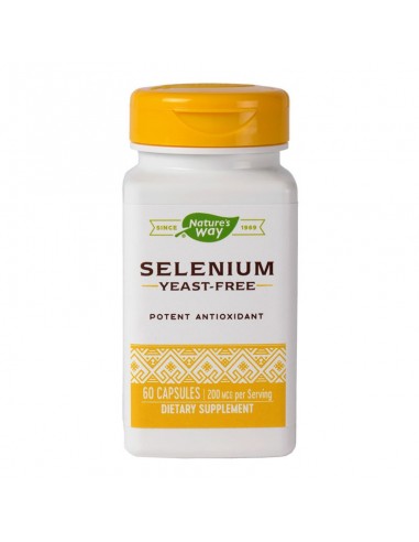 Secom Selenium 200mcg, 60 capsule, Natures Way - UZ-GENERAL - SECOM