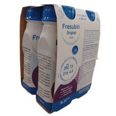 Fresubin Original Drink Easybottle Coacaze Negre, 4 flacoane, 200ml, Fresenius Kabi