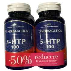 Herbagetica 5HTP 100 Zen Forte 60 capsule + 60 capsule