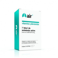 Air7 Vitamina Plamanilor, 30 capsule, Arnica KFT