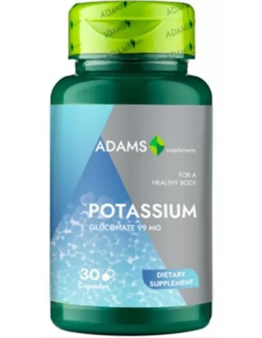 Potassium 99mg, 30 capsule, Adams -  - ADAMS VISION