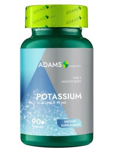 Potassium 99mg, 90 capsule, Adams -  - ADAMS VISION