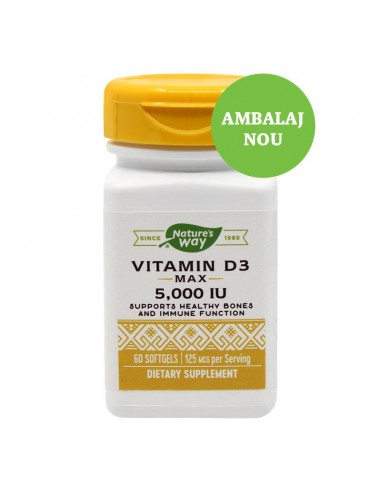 Secom Vitamina D3 500UI, 60 capsule - UZ-GENERAL - SECOM