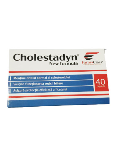 Cholestadyn, 40 capsule, FarmaClass - COLESTEROL - FARMACLASS