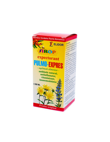 Sirop Pulmo-Express, 200ml, Elidor -  - ELIDOR