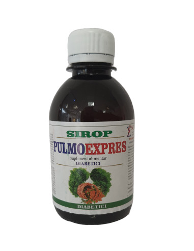 Sirop Pulmo-Express pentru Diabetici, 200ml, Elidor -  - ELIDOR