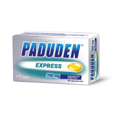 Paduden Express 200mg, 10 capsule, Terapia