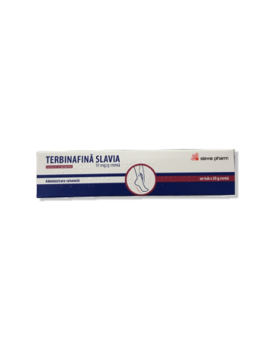Terbinafina 10 mg/g crema, 20 g, Slavia -  - SLAVIA PHARM