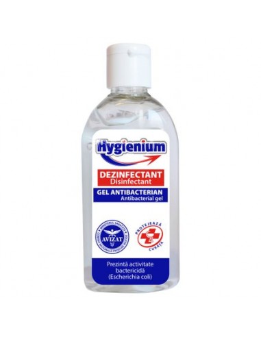 Gel dezinfectant pentru maini Hygienium, cu 70 % alcool, efect antibacterian, 85 ml - DEZINFECTANTI - HYGIENIUM