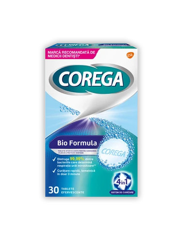 Corega Tablete Bioformula, 30 comprimate -  - COREGA