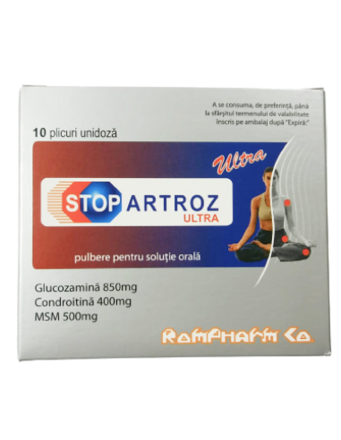 Stop Artroz Ultra, 10 plicuri, Rompharma -  - ROMPHARM COMPANY 