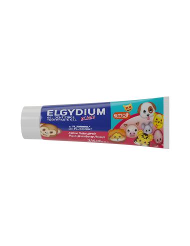 Elgydium Pasta De Dinti Kids Emoji Capsuni 3-6 Ani ,50ml -  - ELGYDIUM