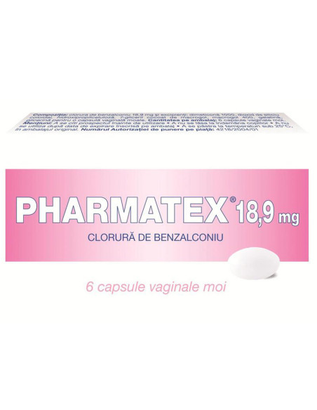 Pharmatex 18.9mg, 6 capsule vaginale, Innotech