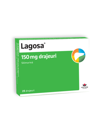 Lagosa 150mg, 25 drajeuri, Worwag Pharma -  - WORWAG PHARMA GMBH & CO.KG