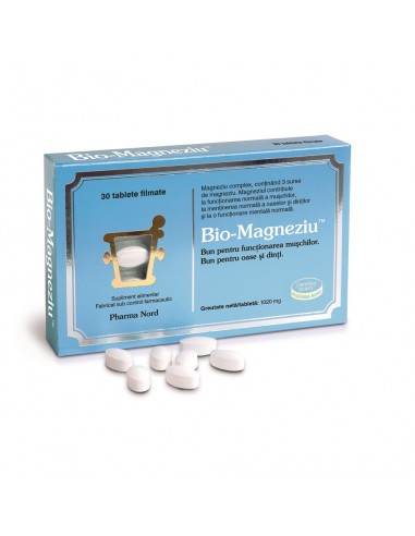 Bio-Magneziu, 30 tablete, Pharma Nord - UZ-GENERAL - PHARMA NORD