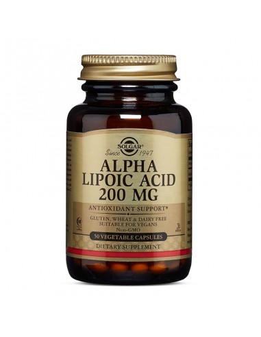 Acid Alfa-lipoic 200 mg, 50 capsule, Solgar - UZ-GENERAL - SOLGAR