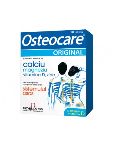 Osteocare Original, 90 comprimate, VitaBiotics - UZ-GENERAL - VITABIOTICS LTD.