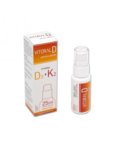 Spray oral pentru adulti Vitoral D, 25 ml - UZ-GENERAL - VITALOGIC