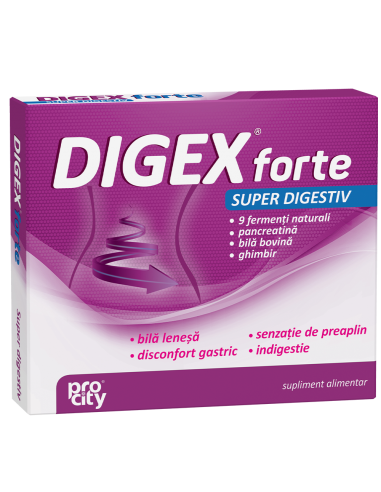 Digex Forte Super Digestiv, 10 capsule - FARMACIE - FARA