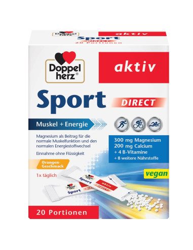 Vitamine Minerale Sport Direct, 20 plicuri, Doppelherz - SPORTIVI - DOPPELHERZ