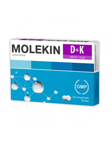 Molekin D + K, 30 comprimate, Zdrovit - UZ-GENERAL - ZDROVIT