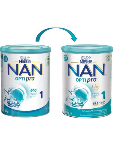 Lapte praf NAN 1 Optipro 800g, de la nastere, Nestle -  - NAN