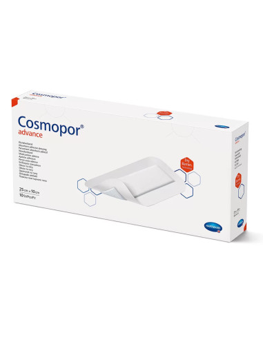 Plasturi Cosmopor Advance, 25/10cm, 10 plasturi, Hartmann - FESI-PLASTURI-SI-PANSAMENTE - HARTMANN