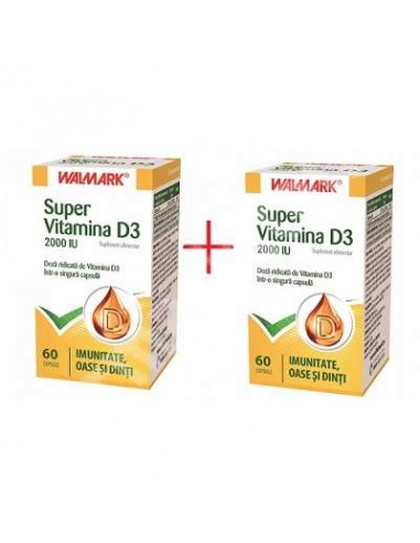 Walmark Super Vitamina D3 2000 UI, 60+ 60 capsule Oferta -  - WALMARK