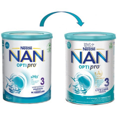 Lapte praf NAN 3 Optipro 800g, de la 1 an, Nestle