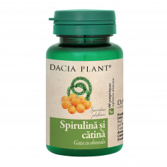 Dacia Plant Spirulina si Catina, 60 comprimate