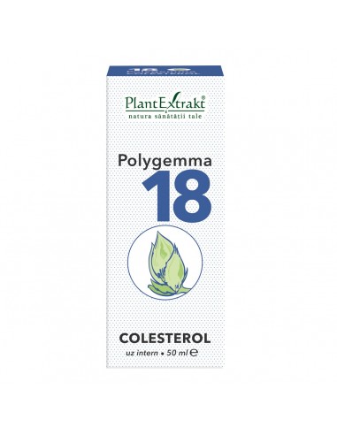 Polygemma 18, Colesterol, 50 ml, Plant Extrakt - TINCTURI - PLANTEXTRAKT