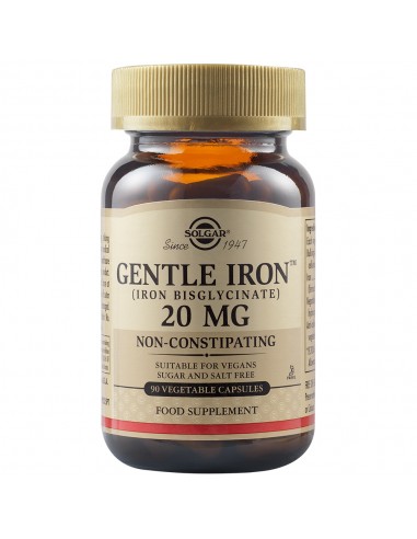 Fier cu actiune blanda Gentle Iron 20 mg, 90 capsule, Solgar - UZ-GENERAL - SOLGAR