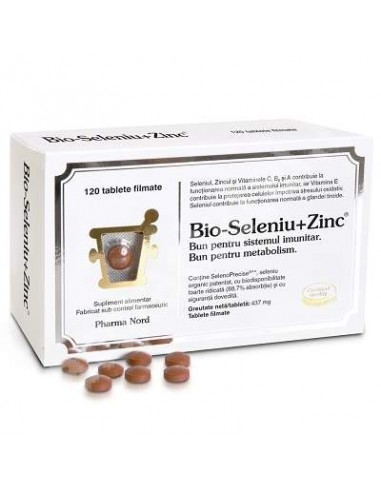 Bio-Seleniu + Zinc, 120 tablete, Pharma Nord - UZ-GENERAL - PHARMA NORD