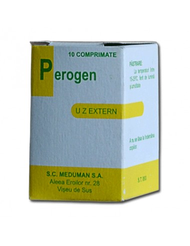 Perogen, 10 comprimate, Meduman Viseu - DEZINFECTANTI - SC MEDUMAN SA