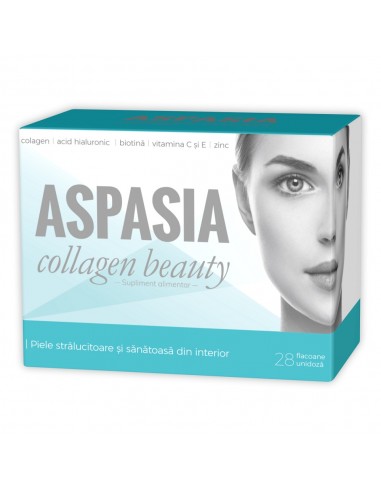 Aspasia Collagen Beauty, 28 flacoane, Natur Produkt - VITAMINE-PAR-PIELE-UNGHII - ZDROVIT