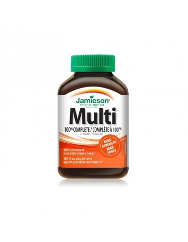 Multi 100% Complete Vitamin, 30 capsule, Jamieson - UZ-GENERAL - JAMIESON 