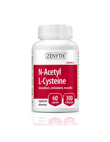 N-Acetyl L-Cysteine, 60 capsule, Zenyth - UZ-GENERAL - ZENYTH PHARMACEUTICALS SRL
