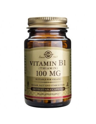 Vitamina B1 100mg,  100 capsule, Solgar - UZ-GENERAL - SOLGAR