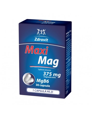 MaxiMag, 375 mg, 30 capsule, Zdrovit -  - ZDROVIT