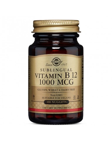 Vitamina B12 1000 μg, 100 tablete, Solgar - UZ-GENERAL - SOLGAR