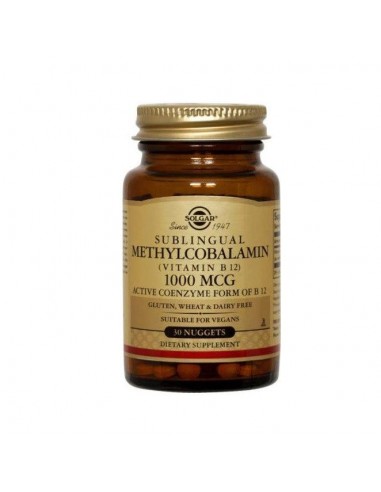 Metilcobalamina Vitamina B12 1000 μg, 30 tablete, Solgar - UZ-GENERAL - SOLGAR