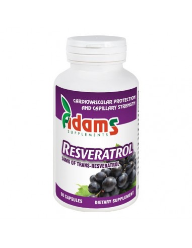 Resveratrol 50mg,  Adams -  - FARA