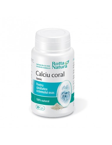 Calciu Coral Ionic, 30 capsule - UZ-GENERAL - ROTTA NATURA